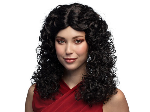 Peruca neagră permanentă - 1 buc.