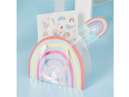 Pungi cadou Rainbow - 19cm x 22cm - 5pcs.