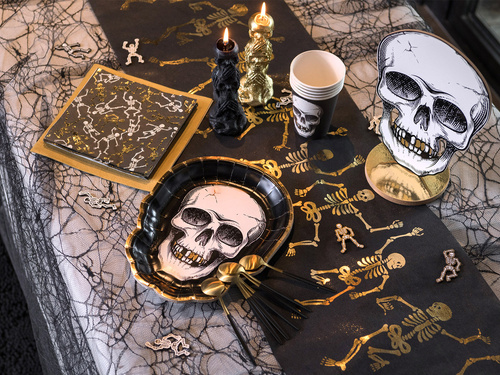 Farfurii craniu - 19 x 25 cm - 10 buc.