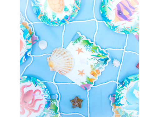 Șervețele aniversare Ocean - 33 cm - 10 buc.