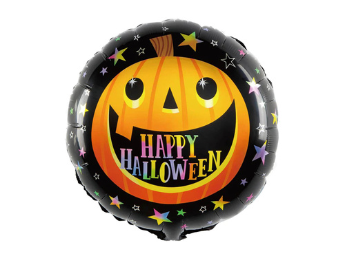 Balon folie Halloween fericit - 45 cm - 1 buc.