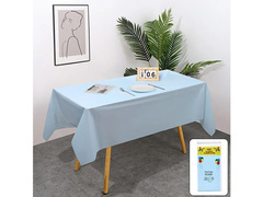 Față de masă cu folie albastră - 137 x 274 cm - 1 buc.