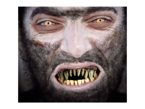 Dinți monstru Halloween - 1 buc.