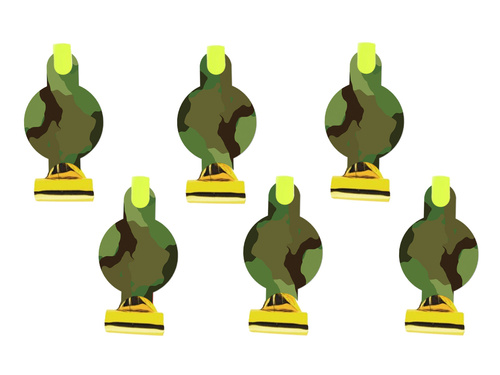 Fluierături de trompetă Moro roll-out - 6 buc