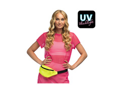 Sequin hip sachet neon galben UV