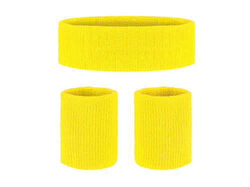 Disco 80s neon galben brățări - 3 buc.
