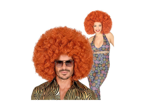 Redhead peruca afro mare