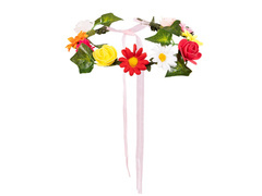 Ghirlandă cu flori și frunze - 1 buc.