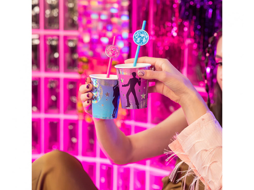 Pahare Retro Disco - 220 ml - 6 buc.