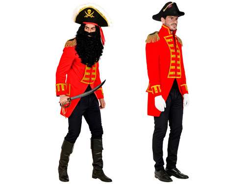 Costum în roșu, frac de paradă