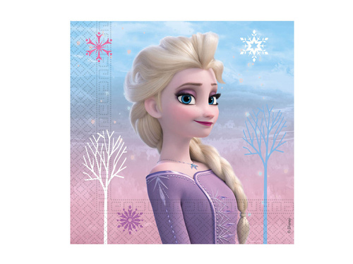 Frozen 2 - Ice Age Șervețele de aniversare Wind Spirit - 33 cm - 20 buc.