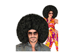 Peruca afro negru mare