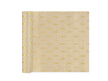 Panglică de masă decorată Romburi aurii - bej - 28 cm x 275 cm - 1 buc.
