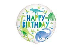 Balon de folie Happy Birthday Dinosaurs - 1 buc.
