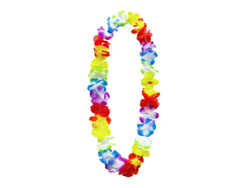 Colier hawaiian - curcubeu - 100 cm - 1 buc.