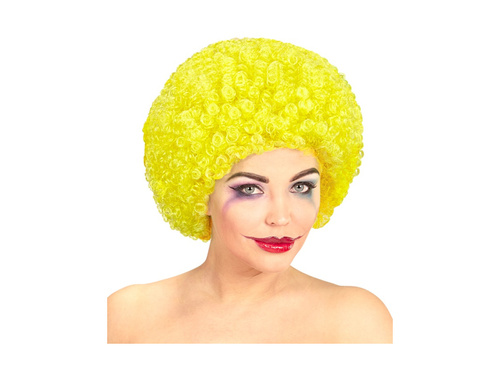 Peruca clovn creț păr afro galben