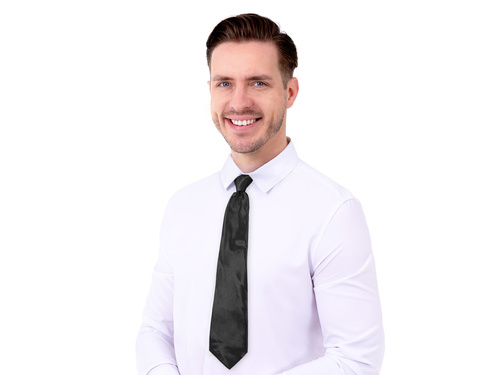 Cravată neagră - 45 cm - 1 buc.