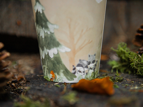 Cupe aniversare Animale de pădure - 250 ml - 6 buc.