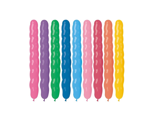 Baloane lungi în formă de minge - 80 cm - 100 buc.