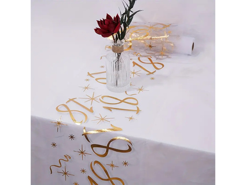 Suport de masă imprimat pentru aniversarea a 18 ani - 18 cm x 5 m - 1 buc.