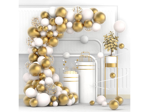 Set baloane ghirlanda baloane aurii - 122 buc.