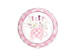 Elefant balon de folie pentru ziua de naștere a unei fete - 1 buc.