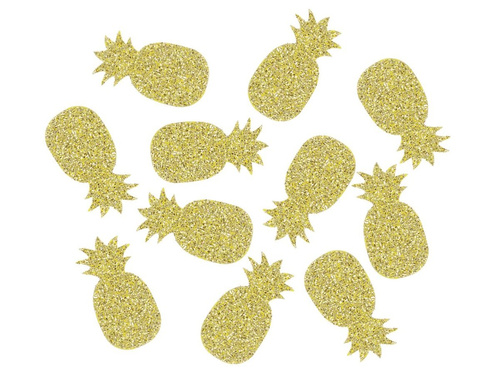 Confetti de ananas cu sclipici - 18 g