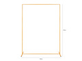 Rama dreptunghiulară pentru baloane aurii - 160 x 210 cm - 1 buc.