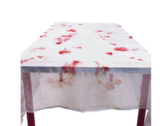 Față de masă pătată cu sânge - 150 x 180 cm - 1 buc.