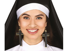 Cercei cruce Halloween - 1 buc.