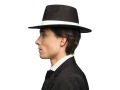 Pălărie de gangster neagră de lux - 1 buc.