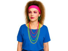 Set colier în stilul anilor '80 - 4 piese.