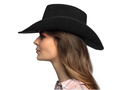 Pălărie de cowboy Django negru - 1 buc.