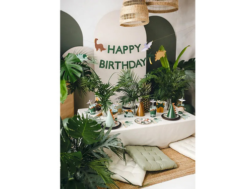 Șervețele aniversare Triceratops - 18 x 10 cm - 12 buc.