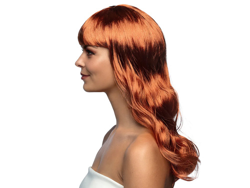 Peruca de cupru cu franjuri - 1 buc.