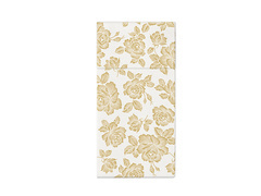 Buzunare pentru tacâmuri Golden roses - 40 cm - 25 buc.