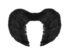 Aripi de înger negre - 54 x 37 cm - 1 buc.