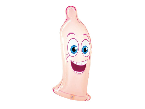 Condom cu balon din folie - 42 x 98 cm - 1 buc.