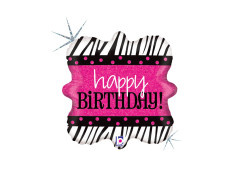 Balon de folie Happy Birthday - 16" - 1 buc.