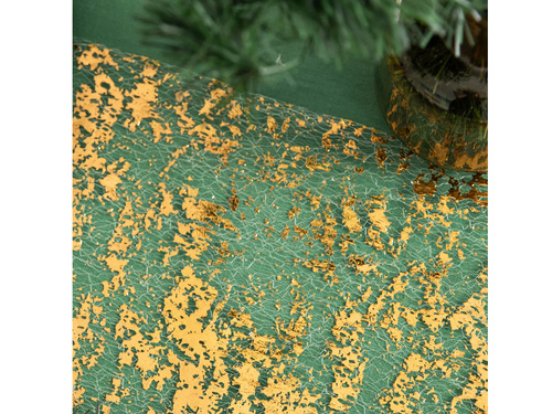 Decorațiune de masă lucioasă - auriu - 28 cm x 3 m - 1 buc.