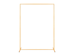 Rama dreptunghiulară pentru baloane aurii - 160 x 210 cm - 1 buc.