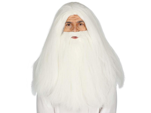 Peruca Gandalf pentru un bărbat