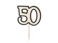 Lumânare pentru a 50-a aniversare - 5,5 cm - 1 buc.