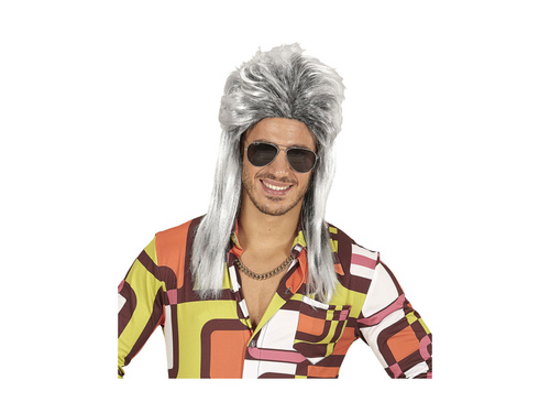Peruca gri rock star