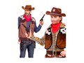 Pistol cowboy negru - 23 cm