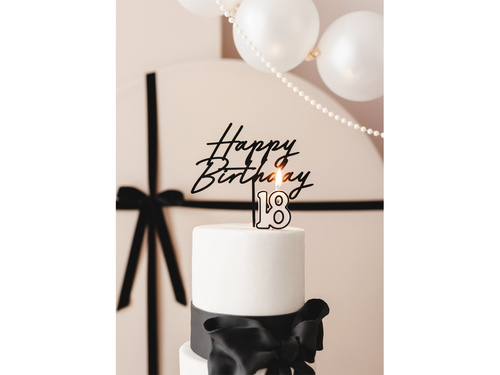 Lumânare pentru a 18-a aniversare - 5,5 cm - 1 buc.