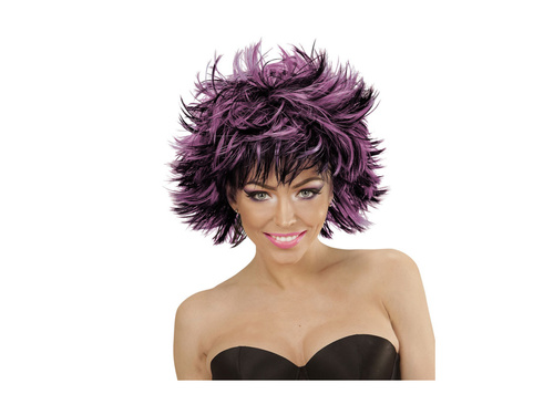 Peruca Steamy negru și violet
