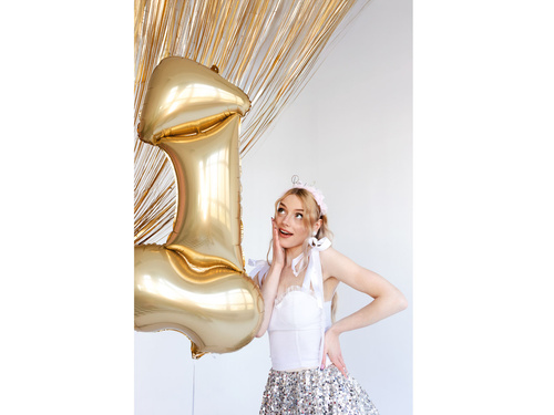 Bentiță de mireasă cu voal - 1 buc.