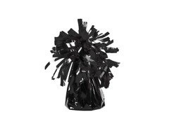 Greutate folie pentru baloane umplute cu heliu - negru - 100 g.