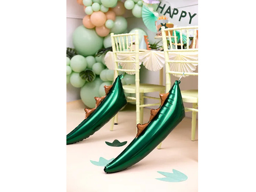 Balon cu coadă de dinozaur - 74.5 x 25 cm - 1 buc.